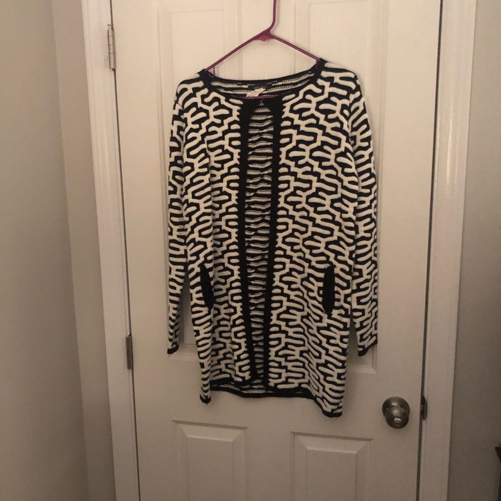 Black and White cardigan